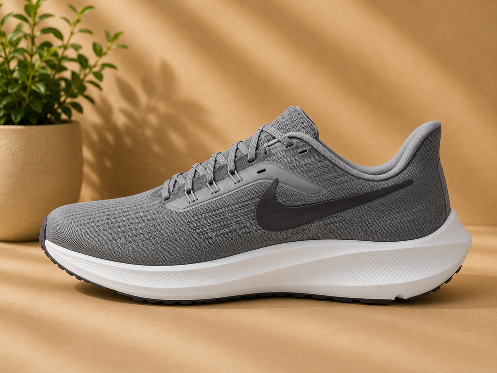 NWT Nike Men's Running Shoes Particle Grey/Off Black Size 8 US